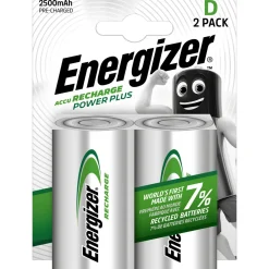 Energizer D-Batterie „Power Plus“, 2 Stück