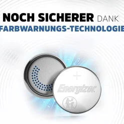 Energizer Knopfzelle „Ultimate“, CR2016, 2 Stück