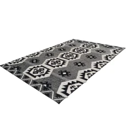 Ethno-Teppich Ethnie 300 grau^ Discount