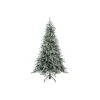 Künstlicher Weihnachtsbaum Frost Fichte 116x180cm Grün Weiß*Evergreen Hot
