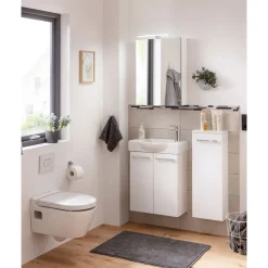 Gäste-WC Midischrank slim SBC 302 x 826 x 170 mm Weiß*Fackelmann New