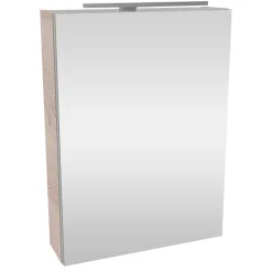Fackelmann Gäste-WC Spiegelschrank links SBC 500 x 680 x 153 mm Alaska-Esche