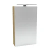 Gäste-WC Spiegelschrank rechts SBC 400 x 680 x 153 mm Sandeiche^Fackelmann Clearance