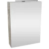 Fackelmann Gäste-WC Spiegelschrank links SBC 500 x 680 x 153 mm NatureOak