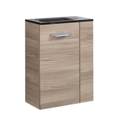 Fackelmann Gäste-WC Waschtischunterschrank links SBC 440 x 600 x 243 mm Steinesche