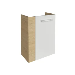 Fackelmann Gäste-WC Waschtischunterschrank rechts SBC 440 x 600 x 243 mm Sandeiche/Weiß