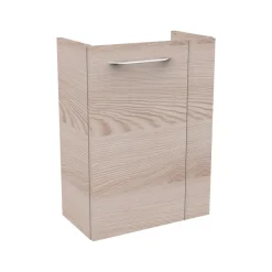 Fackelmann Gäste-WC Waschtischunterschrank links SBC 440 x 600 x 243 mm Alaska-Esche