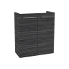Fackelmann Gäste-WC Waschtischunterschrank SBC 520 x 600 x 243 mm DarkOak