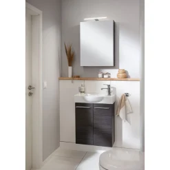Fackelmann Gäste-WC Waschtischunterschrank SBC 520 x 600 x 243 mm DarkOak