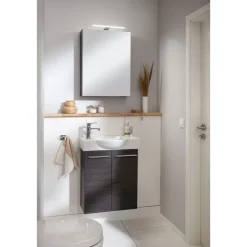Fackelmann Gäste-WC Waschtischunterschrank SBC 520 x 600 x 243 mm DarkOak