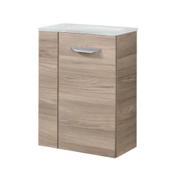 Fackelmann Gäste-WC Waschtischunterschrank rechts SBC 440 x 600 x 243 mm Steinesche