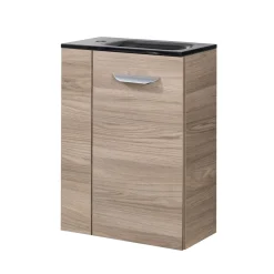 Fackelmann Gäste-WC Waschtischunterschrank rechts SBC 440 x 600 x 243 mm Steinesche
