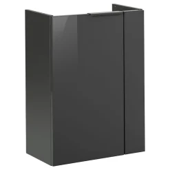 Gäste-WC Waschtischunterschrank links SBC 440 x 600 x 243 mm anthrazit*Fackelmann Discount