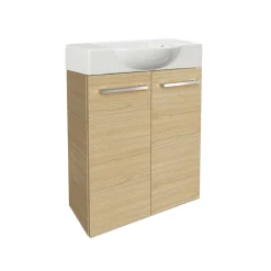 Fackelmann Gäste-WC Waschtischunterschrank SBC 520 x 600 x 243 mm Sandeiche