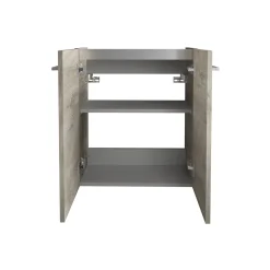 Fackelmann Gäste-WC Waschtischunterschrank SBC 520 x 600 x 243 mm NatureOak