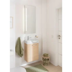 Gäste-WC Waschtischunterschrank rechts SBC 440 x 600 x 243 mm Sandeiche^Fackelmann Best