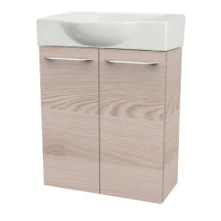 Fackelmann Gäste-WC Waschtischunterschrank SBC 520 x 600 x 243 mm Alaska-Esche