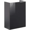 Gäste-WC Waschtischunterschrank links SBC 440 x 600 x 243 mm anthrazit/lackiertes Glas Anthrazit*Fackelmann Hot