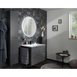 Fackelmann Hochschrank LUNA 300 x 1620 x 318 mm anthrazit