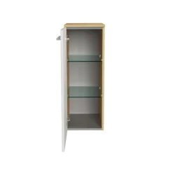 Fackelmann Midischrank links B.Style 302 x 826 x 320 mm Sandeiche/Weiß