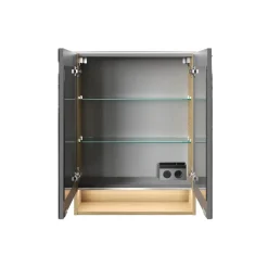 Fackelmann Spiegelschrank B.Style 600 x 812 x 153 mm Sandeiche LED