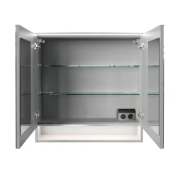 Spiegelschrank B.Style 800 x 812 x 153 mm Weiß LED*Fackelmann Hot