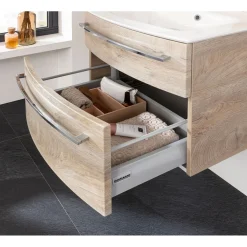 Fackelmann Waschtisch-Set B.Style 632 x 543 x 460 mm Nature Oak
