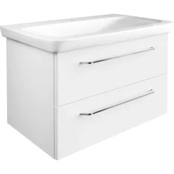 Keramik-Waschtisch Milano 88,5 x 17 x 54,5 cm weiß*Fackelmann Best