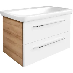 Keramik-Waschtisch Milano 88,5 x 17 x 54,5 cm weiß*Fackelmann Best