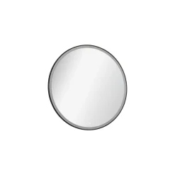 Spiegel schwarz rund 60 cm^Fackelmann Discount