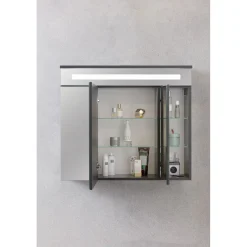 Spiegelschrank Kara anthrazit 80 x 70 x 22,5 cm^Fackelmann Clearance