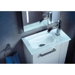 Waschbeckenbeleuchtung BackLight 45 x 1,5 x 1,5 cm grau inkl Bewegungsmelder*Fackelmann Clearance