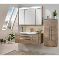 Waschbeckenunterschrank Stanford Eiche Natur 110 cm^Fackelmann New