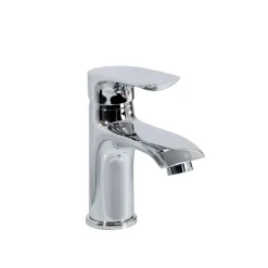 Fackelmann Waschtischarmatur Luxor 15,5 cm verchromt inkl Excenterablaufgarnitur