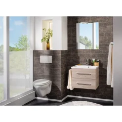 Fackelmann Waschtisch-Set B.clever 60 x 51 x 46 cm Alaska-Esche