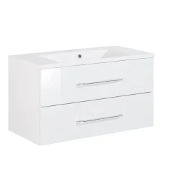 Waschtisch-Set B.clever 90 x 51 x 46 cm weiß^Fackelmann Discount