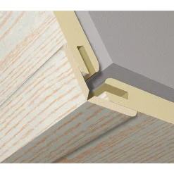 Faltleiste Esche weiß 2,6 m^ Hot