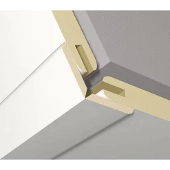 Faltleiste Polarweiß 2,6 m^ Best