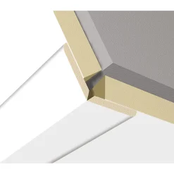 Faltleiste Schnee weiß 2,6 m* Clearance