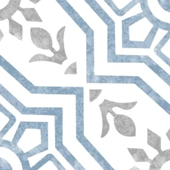 Feinsteinzeug Stratford Blue glasiert matt 20 x 20 x 1 cm