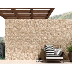 Feinsteinzeug-Wandverblender Miranda Crema 23 x 47 x 0,8 cm^ Outlet