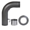 FIREFIX Rauchrohr 150 mm dunkelgrau Set
