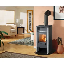 Kaminofen „Kronos“ Naturstein 6 kW mit Holzfach^FIREFIX Sale