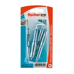 Fischer Hohlraum-Metalldübel HM 5 x 65 mm mit Winkelhaken 4 Stück