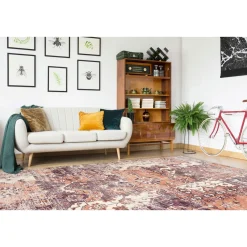 Flachflorteppich Indiana 400 multi/terra