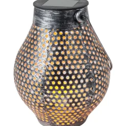 LED-Solar-Dekolicht Orient silber 12,5 x 12,5 x 16 cm*Flector Garten Best