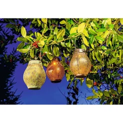 LED-Solar-Dekolicht Orient silber 12,5 x 12,5 x 16 cm*Flector Garten Best