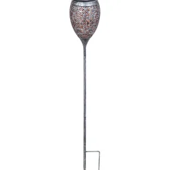 LED-Solar-Fackel Marokko inkl Kupfer-Gold-Effekt^Flector Garten New