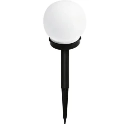 LED-Solar-Kugelleuchte schwarz 10 x 33 cm^Flector Garten Outlet