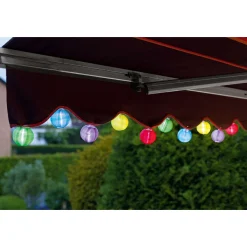 LED-Solar-Lichterkette Lampion mehrfarbig*Flector Garten Clearance